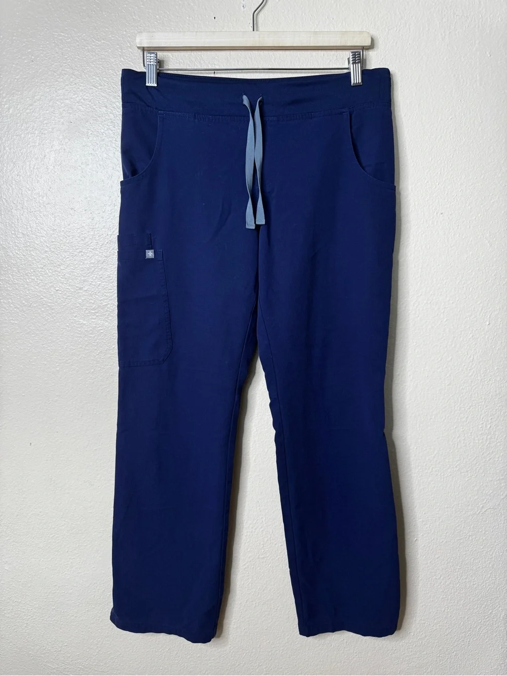 Figs Technical Collection Pants Women's Small Navy Drawstring Scrub